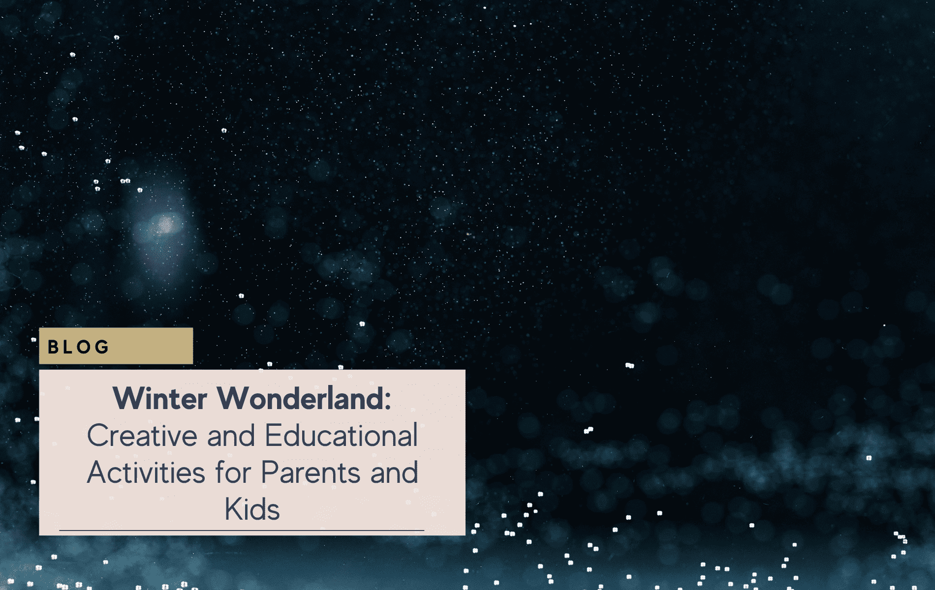 creative winter activities